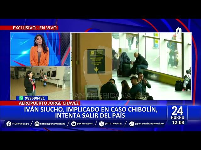 Iván Siucho visto en aeropuerto Jorge Chávez para viajar rumbo a España (4/2)