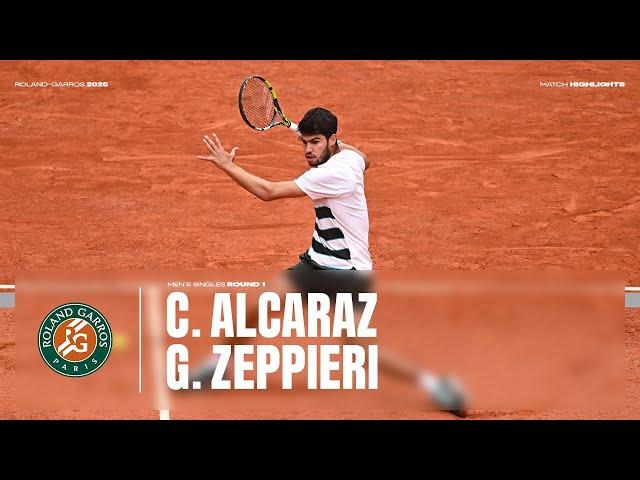 Highlights Zeppieri vs Alcaraz Round 1 | Roland-Garros 2025