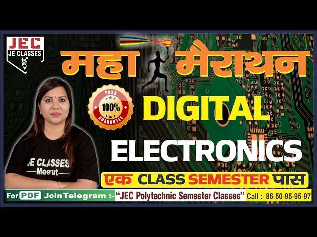 Digital Electronics | Digital महा-मैराथन Class Electrical Engineering 3rd Sem BY JE CLASSES Meerut