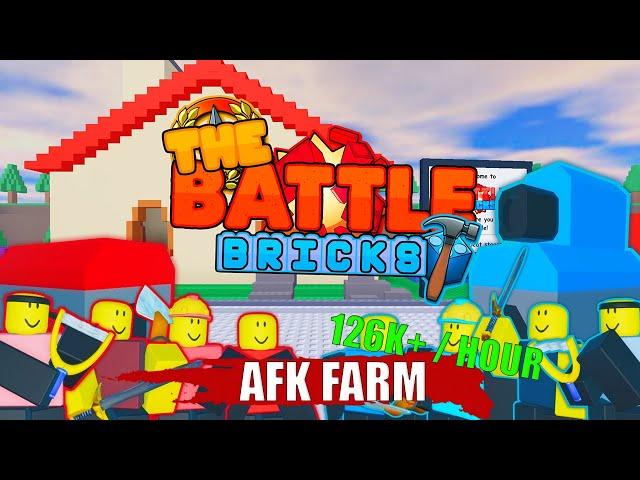 AFK Farm That Gives 126K XP/Hour [The Battle Bricks]