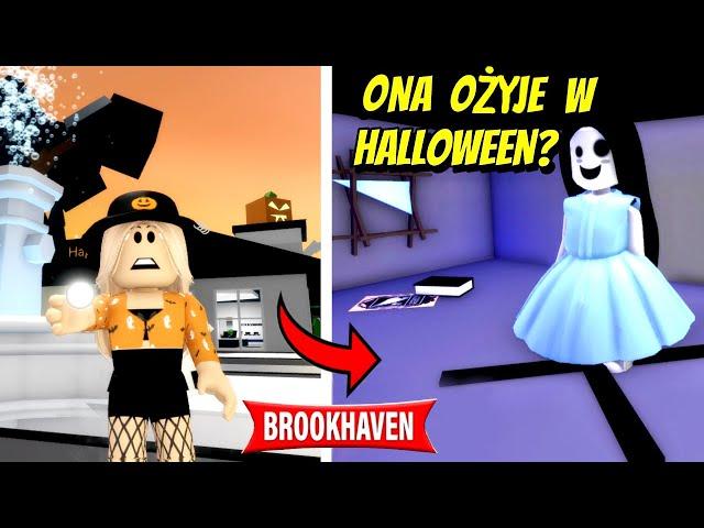 STRASZNA LALKA OŻYJE w HALLOWEEN na BROOKHAVEN RP w ROBLOX!