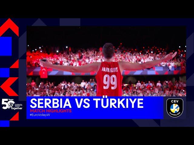 Serbia vs. Türkiye I Match Highlights I The FINAL I CEV EuroVolley 2023 Women