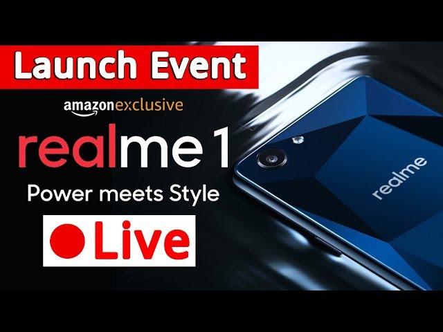Realme 1 Launch Event Live Stream by Gizmo Gyan