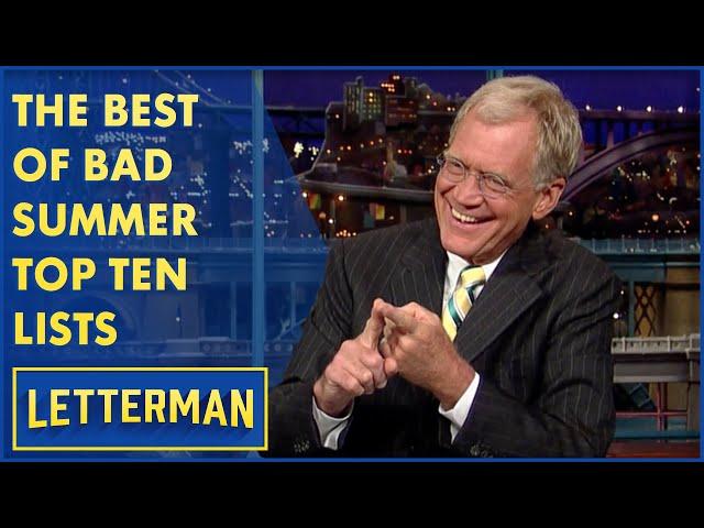 The Best Of Bad Summer Top Ten Lists | Letterman