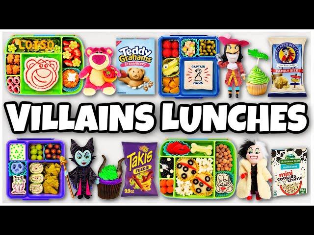 *DISNEY VILLAINS* Lunch Ideas for Kids!  Fun & Easy Lunchbox Idea