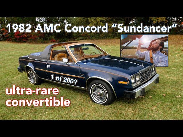 1982 AMC Concord "Sundancer" - an Ultra-Rare '80s Convertible