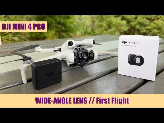 DJI WIDE-ANGLE LENS for Mini 4 Pro // First thoughts with example footage