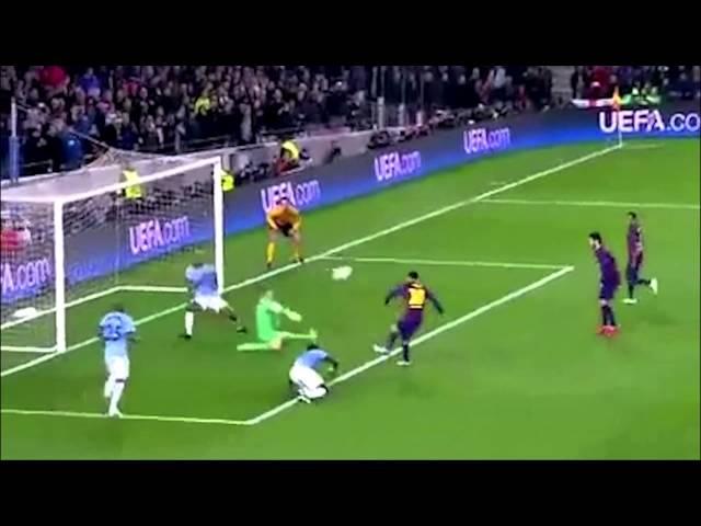 Joe Hart AMAZING SAVE vs Lionel Messi SHOT Barcelona vs Manchester City 1-0 HD