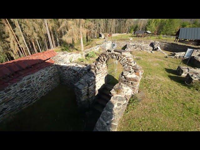 Ruine der Wysburg Thüringen  26.9 .2023