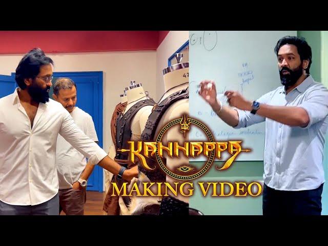 Hero Manchu Vishnu's #KANNAPPA Movie Making Video | Prabhas | Mohan Lal | Mohan Babu | Telugu Tonic