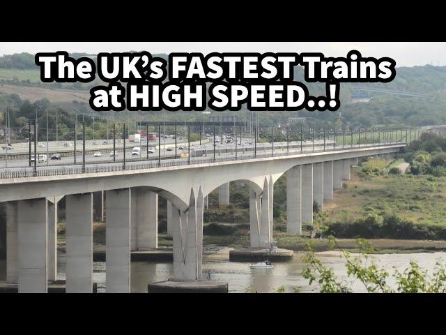 The UK's FASTEST Trains at HIGH SPEED & UP CLOSE