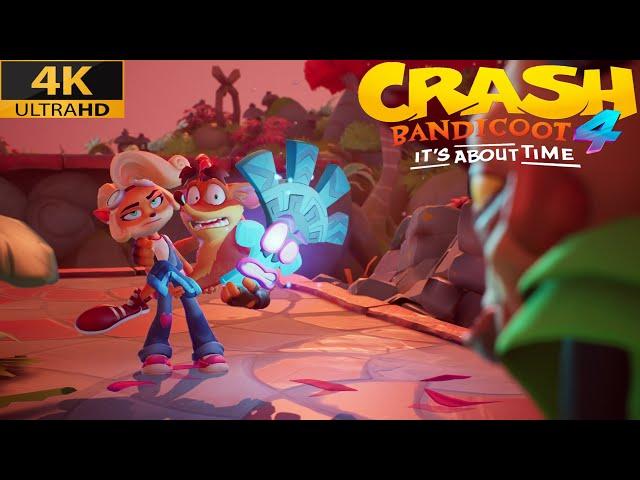 Crash Bandicoot 4 It's About Time : Walkthrough Gameplay PART 2 (No Commentary) 4K 60FPS