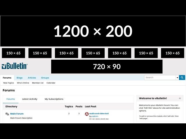 vBulletin Forum Custom Ad Templates