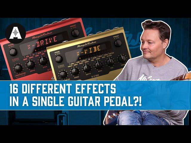 AmpliTube X-Gear Series - 16 Different Effects in a Single Guitar Pedal?!