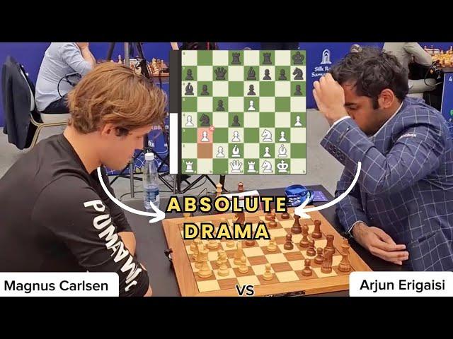 Magnus Carlsen Vs Arjun Erigaisi | World Blitz Championship