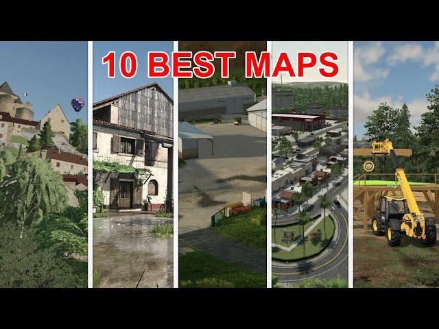 TOP 10 Best maps of the year (2023) for Farming Simulator 22