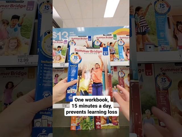Prevent Summer Learning Loss - 15-minute a day workbook ⏰️ #summeractivitiesforkids #summerlearning