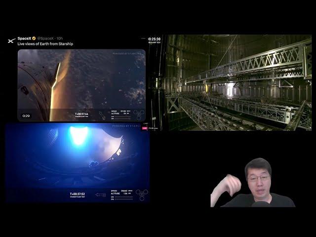 科學新知 2024-11-21 Part1: SpaceX星艦第六次試射成效評估。人造衛星之間激光聯網快將實現。| 主持： 陳志宏 博士 & 台長 梁錦祥