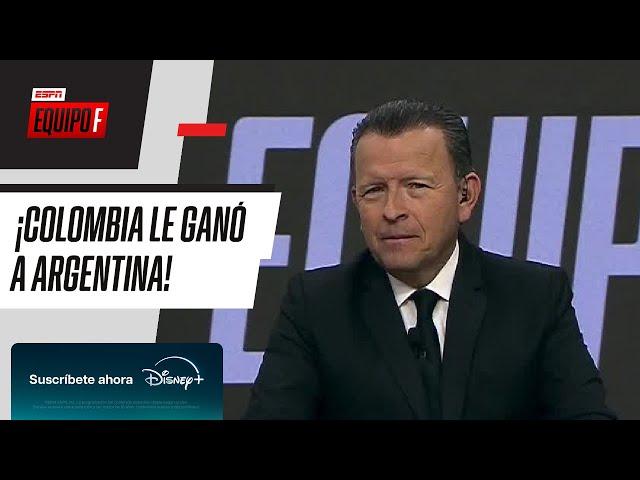 ¡Colombia le ganó a Argentina! Las razones de la victoria ante los campeones del Mundo en EQUIPO F