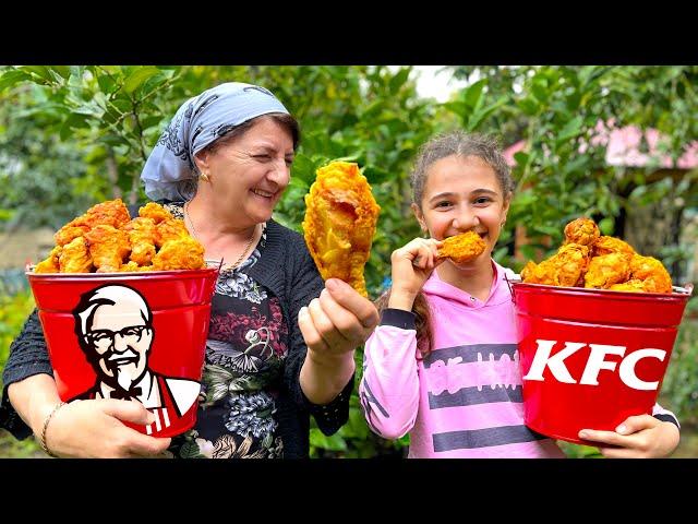 Grandma's Mysterious Crispy KFC Chicken Recipe! Once you try, you can't give up!!!