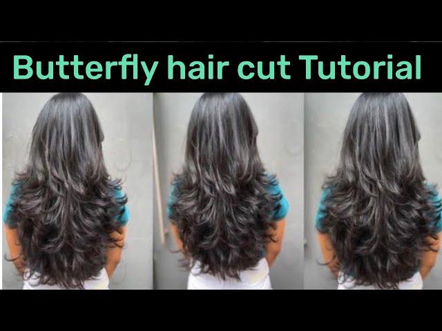 How to simple butterfly Hair cut hairstyles for medium lenght |best Layer hair cut in 2024|कैसे करे