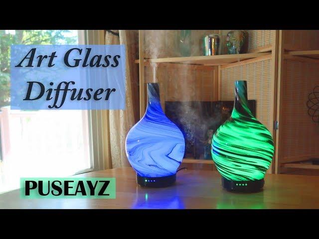 Art Glass  (Handmade) PUSEAYZ Aromatherapy Essential Oil Diffuser Review