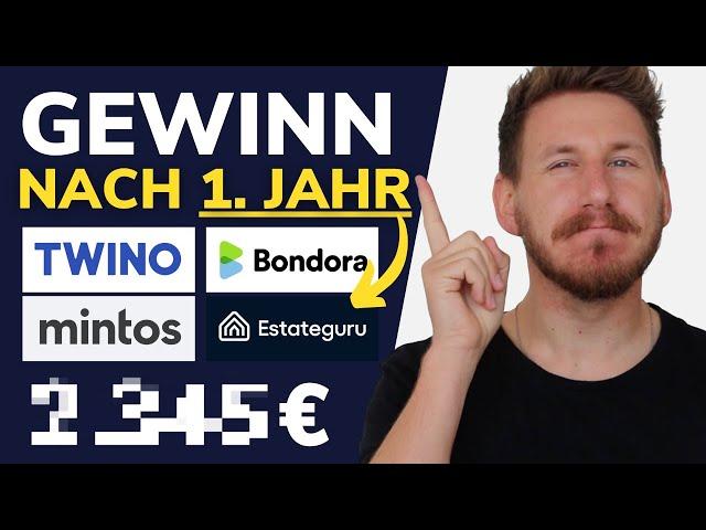 P2P Kredite Vergleich: 10.000 Euro investiert in Bondora, Twino, Mintos & Estateguru Erfahrungen