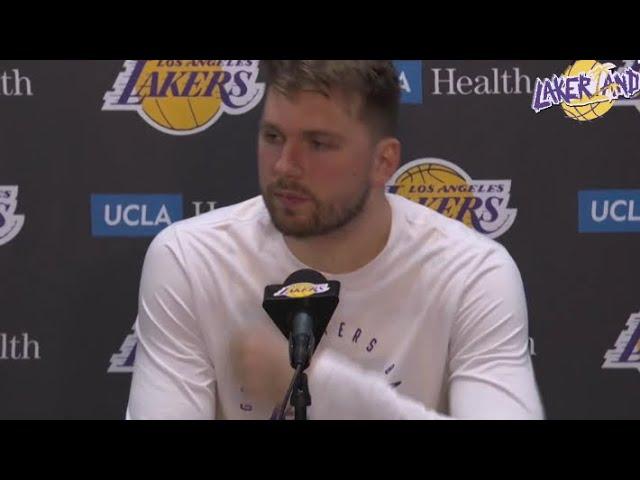 Luka reacts to Lebron James reaching 50K Points