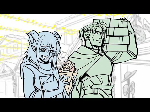 Jester & Fjord - Critical Role ANIMATIC Holiday Gallery 2019