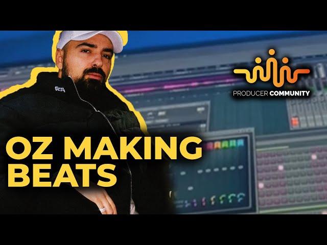 OZ MAKING BEATS  (shows screen)