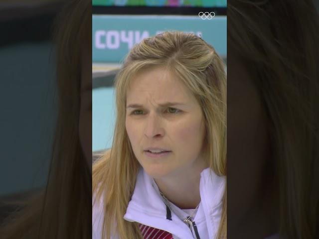 Sound ON for this curling win! 