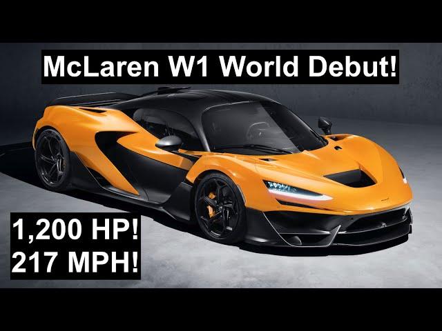 2025 McLaren W1 World Debut