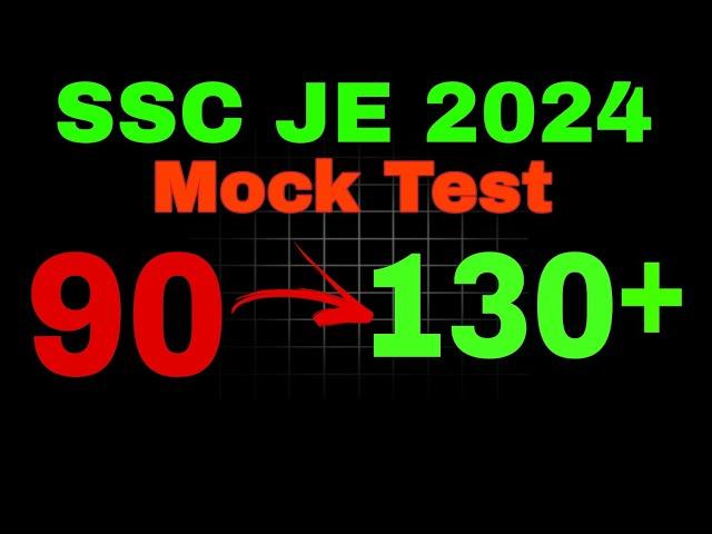 How To Increase Marks In Mock Test || SSC JE 2024 || By Cpwd Je || My Notes 