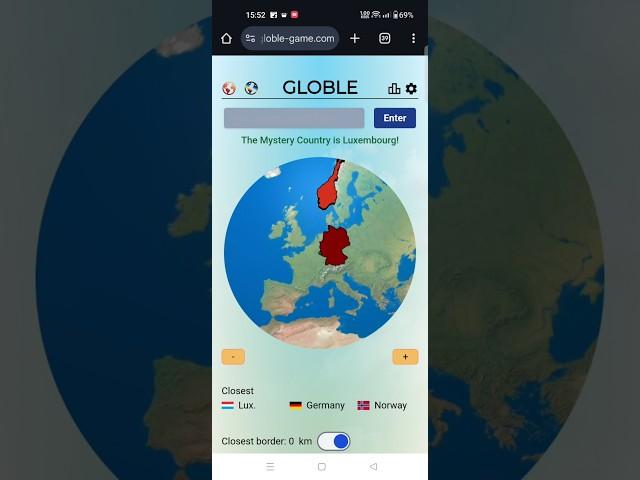 3 guess Globle #luxembourg #globle #geographyindiangeographyworldgeography #geography