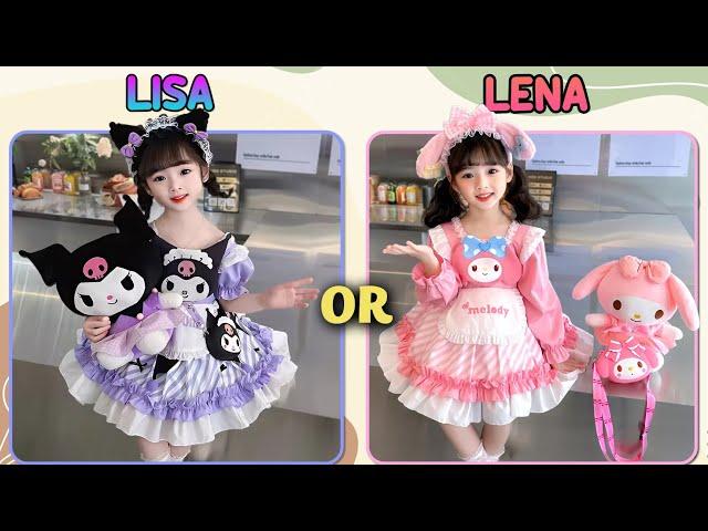 Lisa or Lena||Sanrio EditionLong Compilation,... #lisaoulena #choselisaorlena #cute #trending