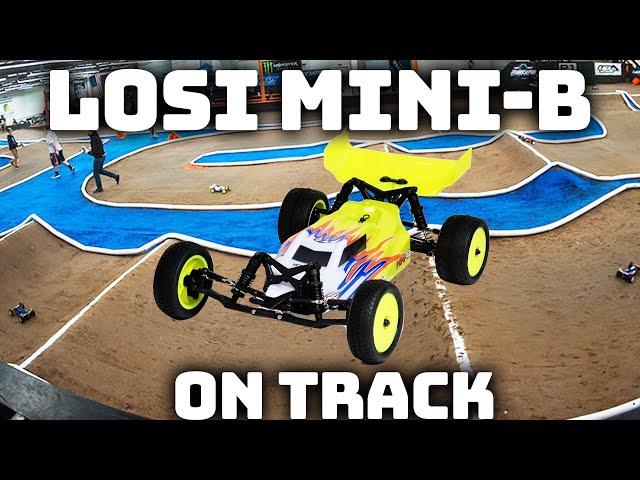 Losi Mini-B First Drive!! Track Day at Tonys Hobbies in Southern California