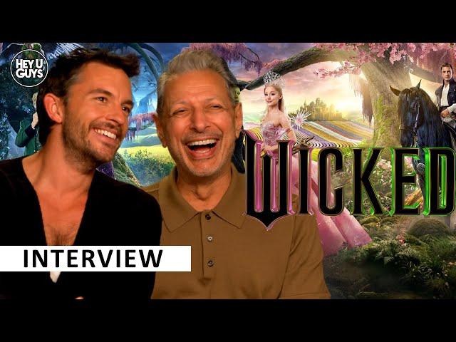 Jeff Goldblum & Jonathan Bailey Wicked Part 1 Hilarious Interview | The musical | The Wizard of Oz