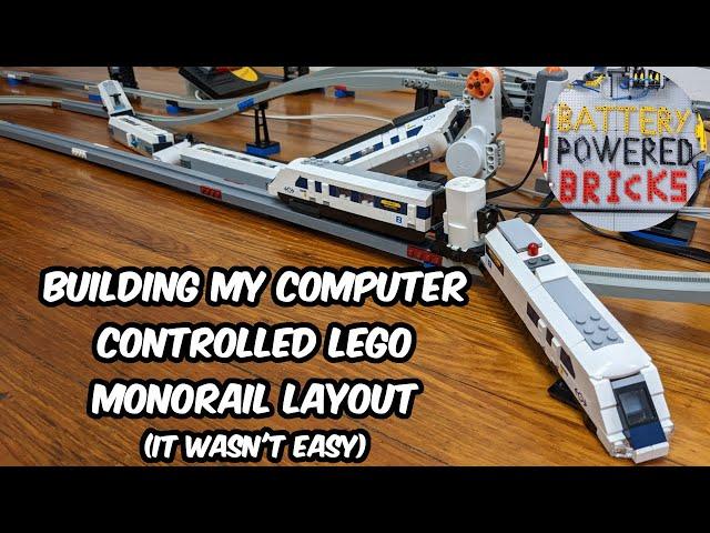 Building my Computer Controlled Lego Monorail Layout