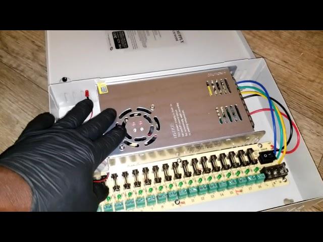 CCTV SECURITY CAMERA DISTRIBUTION POWER SUPPLY BOX (Part1)