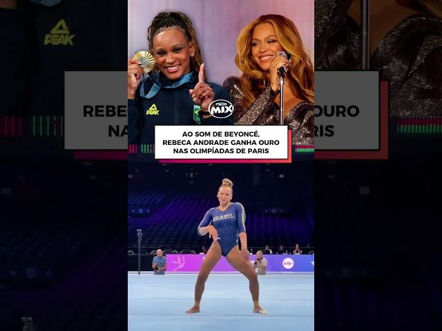 Rebeca Andrade leva ouro nas Olimpíadas de Paris 2024, ao som de hit da Beyoncé!