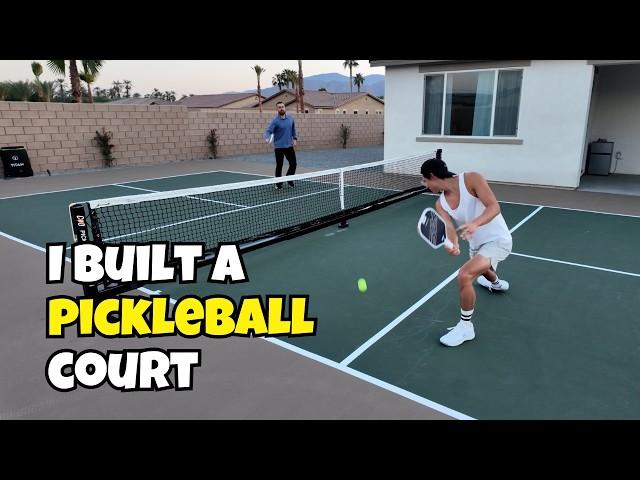 I Built A Pickleball Court | Cost & Construction Breakdown