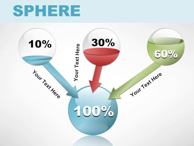 3D Sphere PowerPoint shapes - 3D VIDEO - ImagineLayout