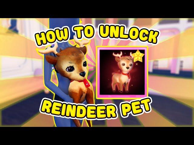 HOW TO GET REINDEER PET DRESS to IMPRESS! DTI on ROBLOX NEW FREE ITEMS