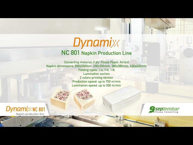 Napkin Production Line Dynamix NC801