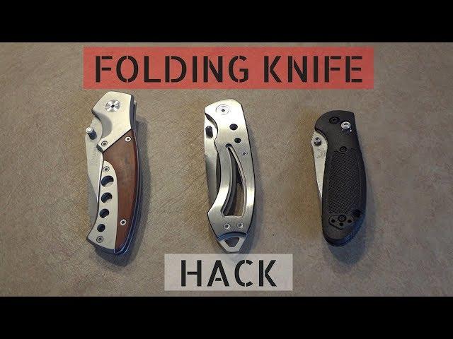 Three Ways To Quickly Open A Folding Knife - Sharp Works