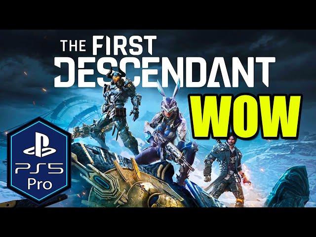 GORGEOUS The First Descendant PS5 Pro Gameplay [Enhanced] [Ray Tracing] [120fps] [Free to Play]