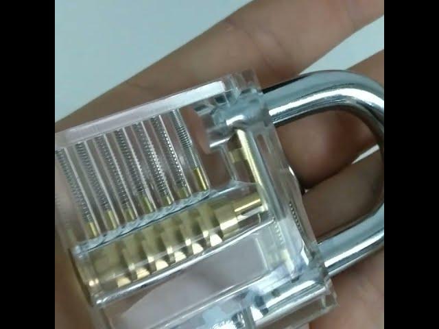 Clear Practice Padlock