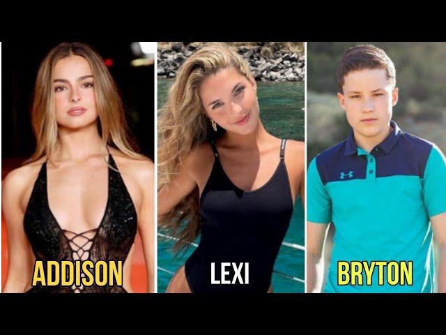 Lexi Rivera vs Bryton Myler vs Addison Rae |Lifestyle Comparison 2023 |RW Facts & Profile|