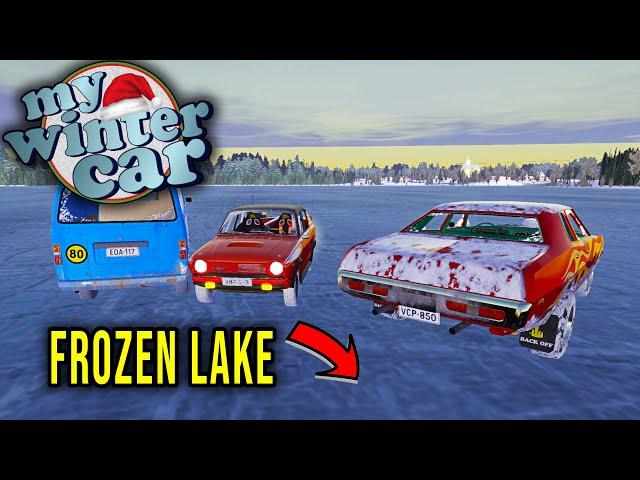 REAL WINTER WITH A FROZEN LAKE [MY WINTER CAR + WINTER OVERHAUL] - My Summer Car (Mod) #239 | Radex