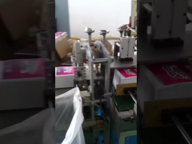 NP115 factory operation semi automatic napkin packing machine